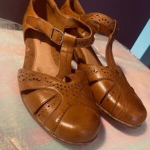 Brown Leather Women's Shoes